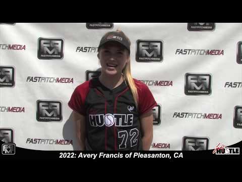 2022 Avery Francis Outfield and Second Base Softball Skills Video - Lady Hustle