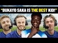 Is Saka the most loved player EVER? ❤️ The best comments on the Arsenal star from the England team!