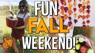 Weekend in My Life | Apple Picking + Decorating my Room for Fall!!