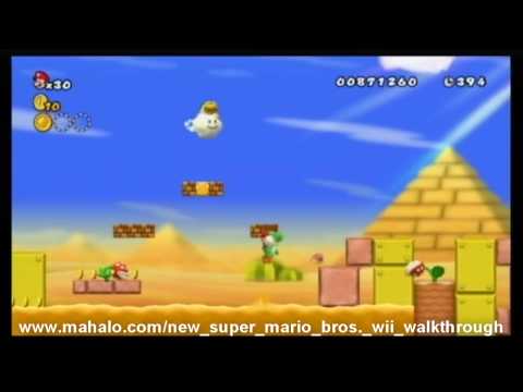 New Super Mario Bros. Wii Walkthrough - World 2-5