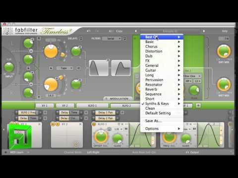 FabFilter Timeless 2 overview and Demo Excellent VST Plug in Delay
