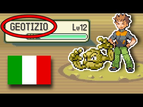 Ho TRADOTTO Pokémon Rosso Fuoco con i NOMI dei Pokémon IN ITALIANO