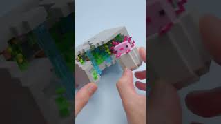 Download lagu Making Minecraft Lush Cave with Axolotls miniature - clay diorama ASMR mp3