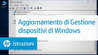 Aggiornamento di Gestione dispositivi di Windows