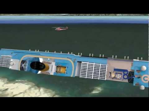 Costa Concordia 3D Google Earth Animation