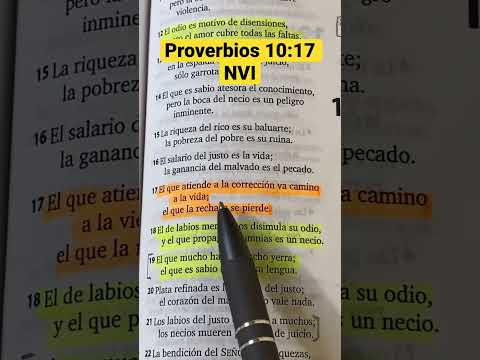El que atiende a la corrección #biblia #shorts #palabradedios