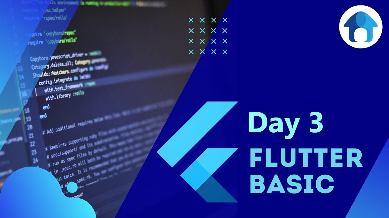 Tutorial Flutter D3 - New flutter basic