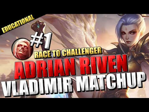 Adrian Riven Race to challenger #1 Riven vs Vladimir