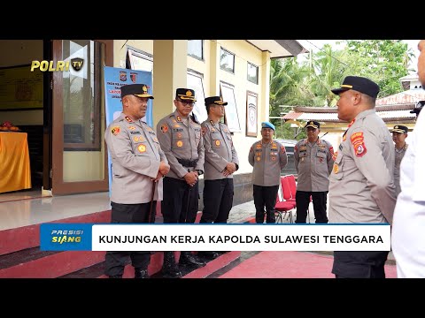 KAPOLDA SULTRA KUNJUNGI POLSEK WAKORUMBA DAN KULISUSU BARAT