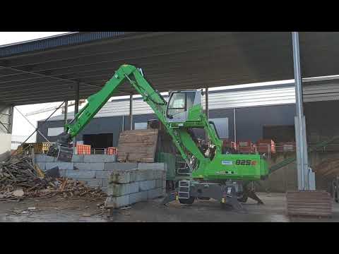 Sennebogen 825 E im Einsatz der Resag Recycling und Sortierwerk Bern AG