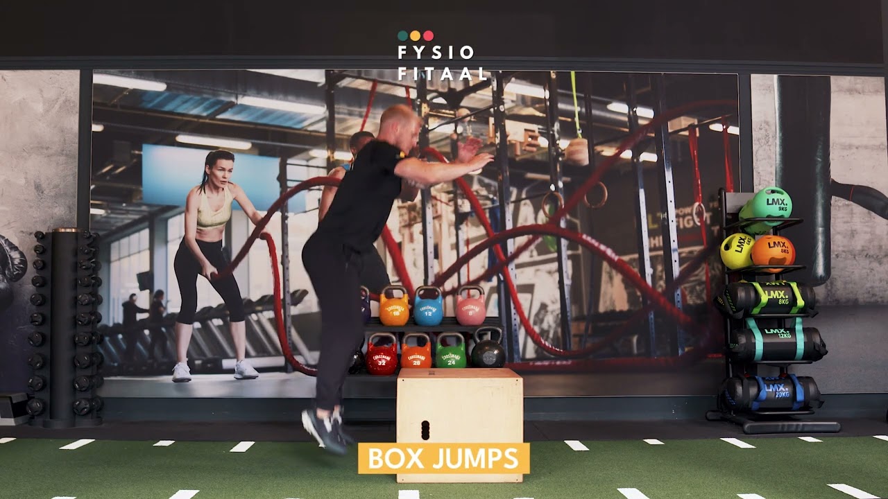 Video thumbnail: Box jumps — instructievideo