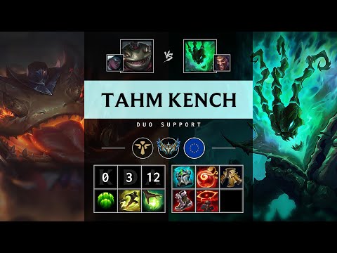 Tahm Kench Support vs Thresh - EUW Challenger Patch 25.13