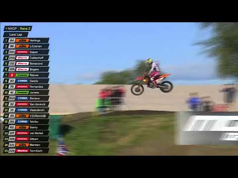 Thrilling last lap between Herlings and Coenen for the Grand Prix win! #MXGPNetherlands