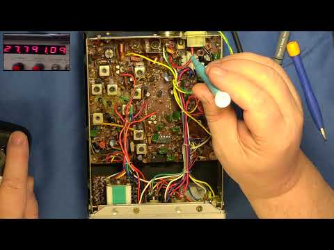 Commtron 40F CB27/81 UK FM CB radio - service alignment & meter bulb & TX LED...Immaculate set