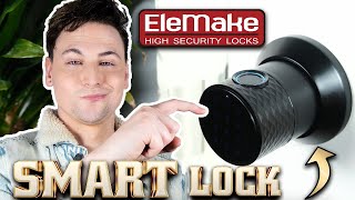 How To Setup Keyless Entry - Elemake Smart Door Lock & Handle