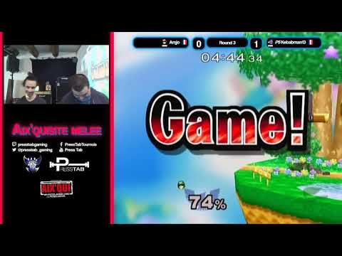 Kebabman13 VS Amjo - Melee Singles Pools - Aix'quisite Melee