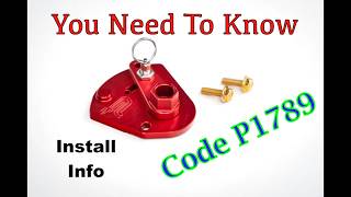 DCT Park Release Transmission Tool throws P1789 code during install on the C8 Corvette.