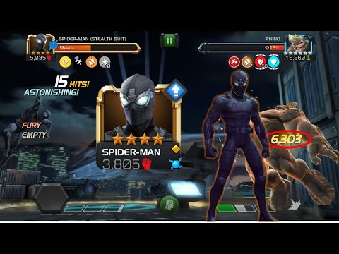 4 Star Rank 4 Stealth Suit Spider-Man Gameplay!!!