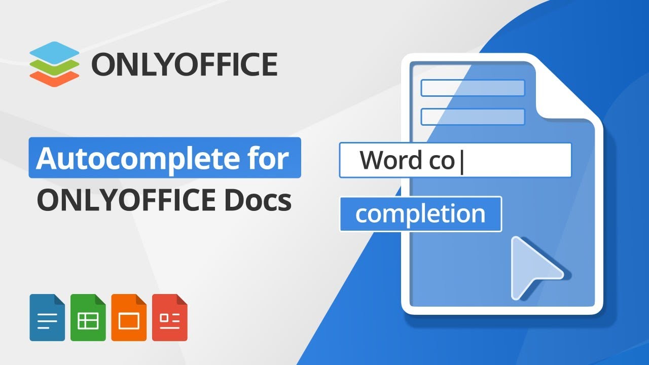 Type faster with the Autocomplete plugin for ONLYOFFICE Docs