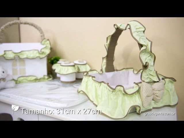 Cesta Natureza Verde | Ref: 52044