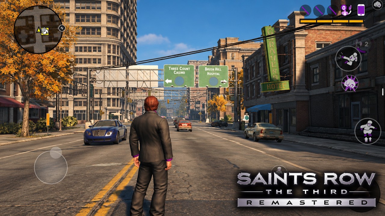 SAIU! SAINTS ROW THE THIRD REMASTERED [PORT OFICIAL] - PRIMEIRA GAMEPLAY
