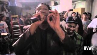 KRS-One freestyle at Snoop Dogg / HVW8 video shoot