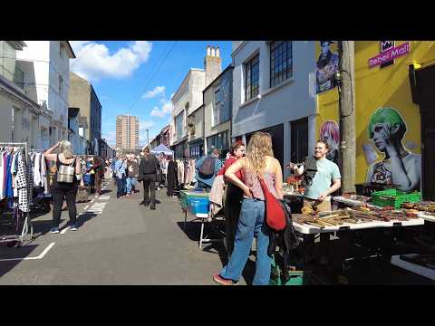 Brighton Walk - 4K - Brighton Station to Brighton Palace Pier via North Laine and the The Lanes