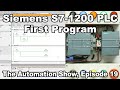 Siemens S7 1200 First Time Programming