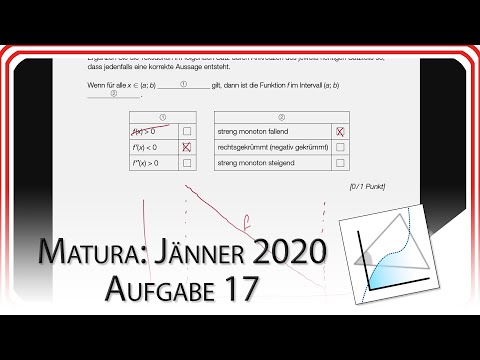 Matura 2020 Jänner: Aufgabe 17 - Eigenschaften einer Polynomfunktion | Mathe EasyGoing