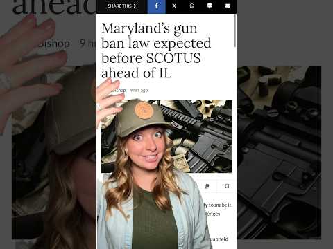 Maryland AR Ban Heading Back to SCOTUS?!? #2ndamendment #shortsvideo #shortsfeed #shorts Thumbnail
