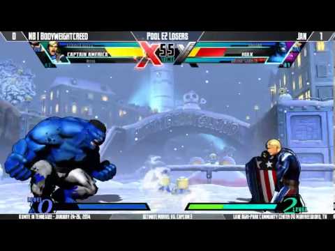 KIT14 - UMvC3 - Pool E2 LF - NB Bodyweightcreed vs Jan