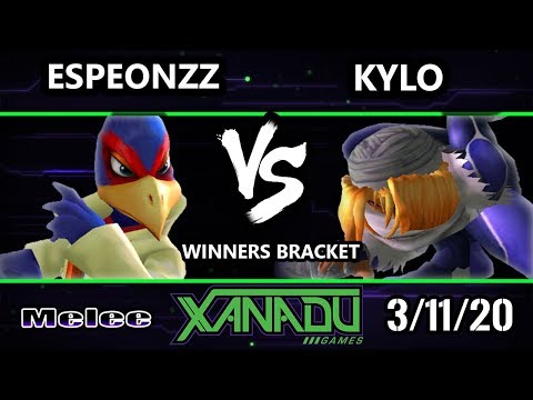 S@X 345 Winners Round 1 - Espeonzz (Falco) Vs. Kylo (Sheik) Smash Melee - SSBM