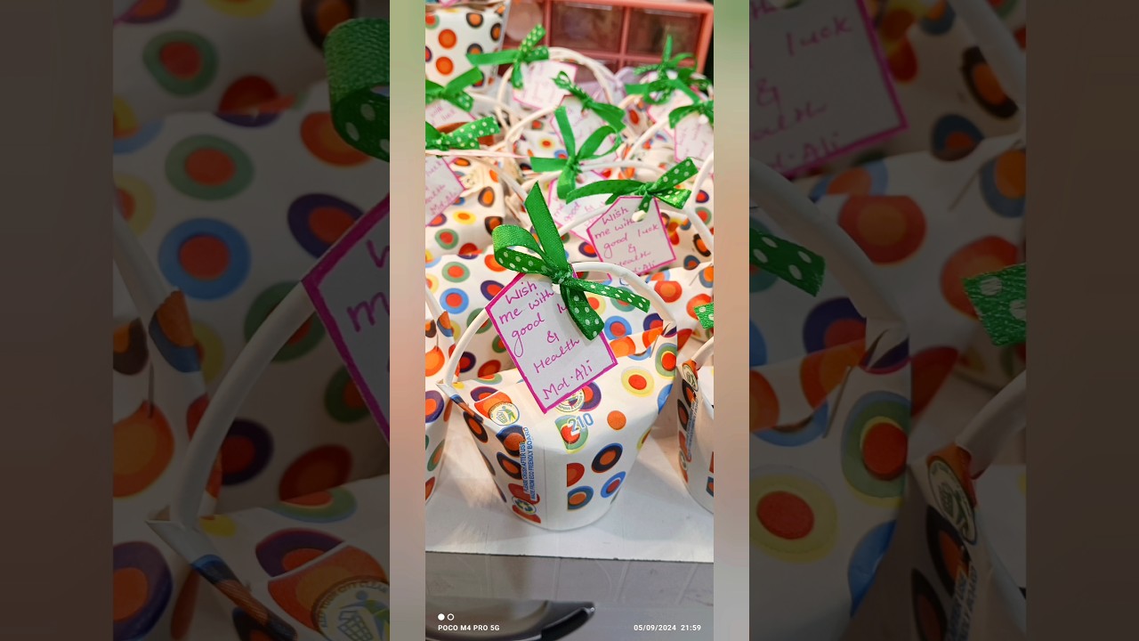 Return gift idea for kids from paper cup| gift basket idea from paper cup #papercraft #papercup #diy