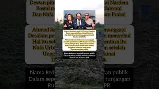 Download lagu Ahmad Sahroni dan Nafa Urbach di non aktifkan dari DPR #shorts mp3