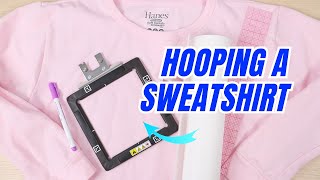 Borduur een sweatshirt met een borduurring | Brother Skitch PP1 borduurmachine