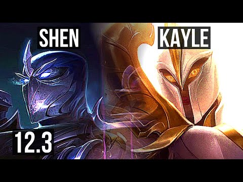 SHEN vs KAYLE (TOP) | 3/2/29, Rank 7 Shen, 600+ games, 1.0M mastery | NA Grandmaster | 12.3