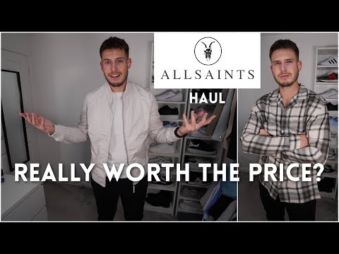 Is ALL SAINTS Worth The Price? Men's ALL SAINTS Clothing Haul & Try-On 2021