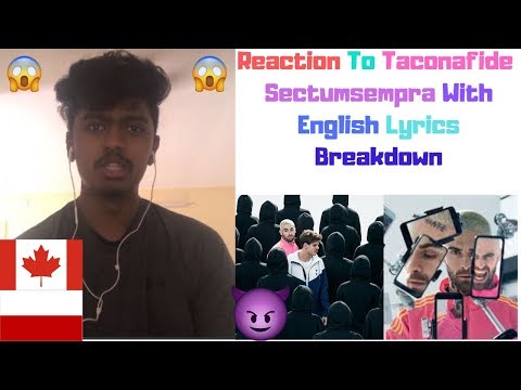 Reaction To Polish Rap (Taconafide - Sectumsempra) [English Lyrics Breakdown]