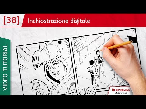 Inchiostrare una tavola - Come creare un fumetto