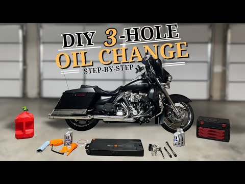 DIY 3 Hole Oil Change for Your Twin Cam 103 Harley Davidson | Step by Step Guide