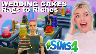 Can You Get RICH Baking WEDDING CAKES in The SIMS 4? | My Wedding Stories