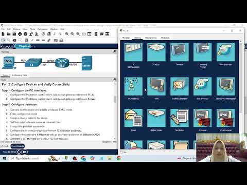 1.6.2 Packet Tracer Configure Basic Router Settings - Physical Mode