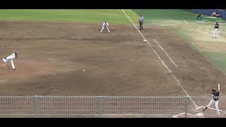 20190626 又吉克樹(D) 対ソフトバンク 7回表の投球(v.s.三森大貴，栗原陵矢)