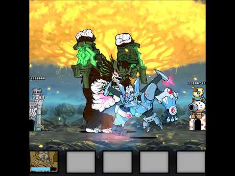 Boosted Mecha Bun bun takes down Zero Luza in seconds #shorts #bcu #battlecats #luza #bunbun #mecha