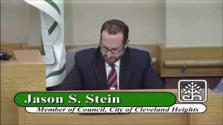 preview picture of video 'Cleveland Heights City Council 01 20 2015'