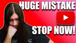 THE BIGGEST MISTAKE WE ALL MAKE & THE REAL REASON WHY YOUR (And MY) CHANNEL ISN'T GROWING 🤦🏻♂️