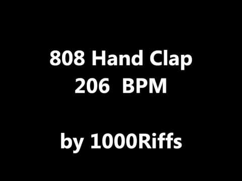 808 Hand Clap : 206 BPM - Beats Per Minute