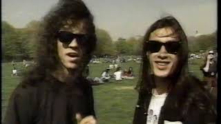 Nuno Bettencourt &amp; Gary Cherone from EXTREME in Central Park 1991