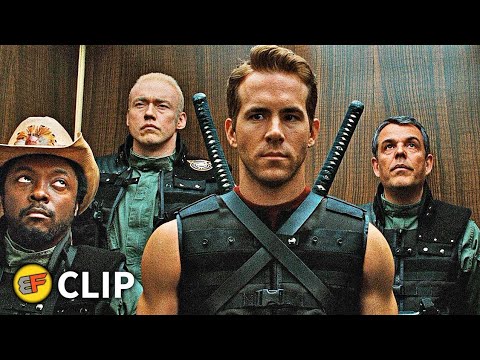 Deadpool/Wade Wilson Deflecting Bullets Scene | X-Men Origins Wolverine (2009) Movie Clip HD 4K