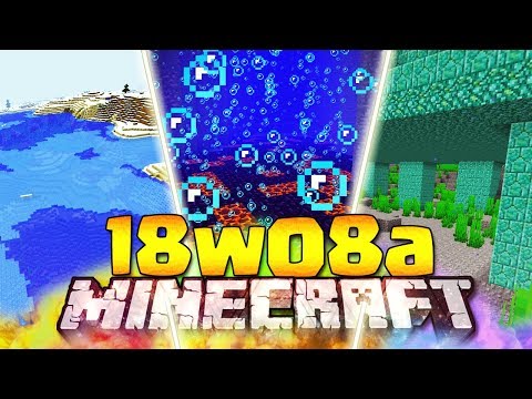 10 BIOMI PER L'OCEANO - Minecraft ITA - 18w08a: Oceano Ghiacciato, Grotte Sommerse